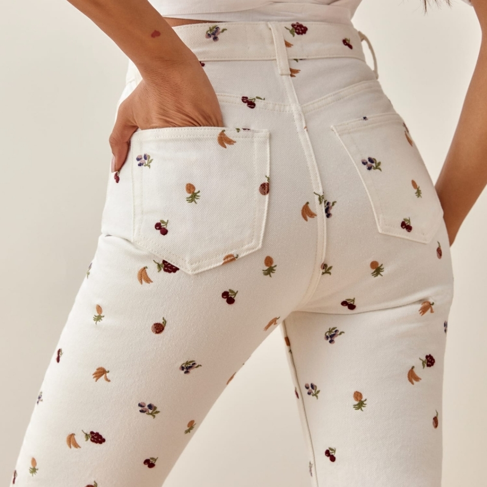 Reformation Cynthia Fruit Loop Jeans